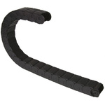 Igus 157, e-chain Black Cable Chain - Flexible Slot, W66 mm x D50mm, L1m, 200 mm Min. Bend Radius, Igumid G