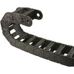 Igus 2600, e-chain Black Cable Chain - Flexible Slot, W91 mm x D50mm, L1m, 100 mm Min. Bend Radius, Igumid G