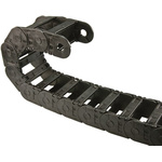 Igus 3400, e-chain Black Cable Chain - Flexible Slot, W95 mm x D64mm, L1m, 75 mm Min. Bend Radius, Igumid G