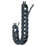 Igus E200, e-chain Black Cable Chain - Flexible Slot, W94.4 mm x D35mm, L1m, 100 mm Min. Bend Radius, Igumid NB