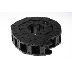 Igus 2500, e-chain Black Cable Chain - Flexible Slot, W54 mm x D35mm, L1m, 55 mm Min. Bend Radius, Igumid GLW