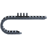 Igus 2500, e-chain Black Cable Chain - Flexible Slot, W54 mm x D35mm, L1m, 125 mm Min. Bend Radius, Igumid GLW
