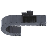 Igus 157, e-chain Black Cable Chain - Flexible Slot, W116 mm x D50mm, L1m, 175 mm Min. Bend Radius, Igumid G