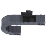 Igus 157, e-chain Black Cable Chain - Flexible Slot, W166 mm x D50mm, L1m, 100 mm Min. Bend Radius, Igumid G