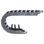 Igus 2600, e-chain Black Cable Chain - Flexible Slot, W116 mm x D50mm, L1m, 63 mm Min. Bend Radius, Igumid G