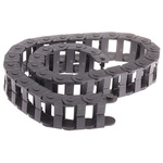 Igus e-chain, Z14 Black Cable Chain - Flexible Slot, W50 mm x D25mm, L1m, 28 mm Min. Bend Radius, Igumid NB