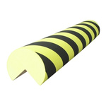 RS PRO Black, Yellow Corner Protector, 1m by 100mm