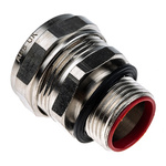 Adaptaflex Swivel, Conduit Fitting, 20mm Nominal Size, M20, Brass, Silver