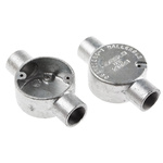 RS PRO Through Box, Conduit Fitting, 25mm Nominal Size, Steel