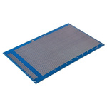 03-0026, Single Sided DIN 41612 Matrix Board FR4 with 54 x 34 1.02mm Holes, 2.54 x 2.54mm Pitch, 160 x 100 x 1.6mm