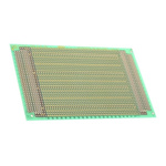 222-2991, Double Sided DIN 41612 Matrix Board FR4 with 1mm Holes 2.54 x 2.54mm Pitch, 160 x 100 x 1.6mm