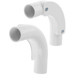 Schneider Electric Inspection Elbow, Conduit Fitting, 25mm Nominal Size, uPVC, White