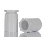 Schneider Electric Adapter, Conduit Fitting, 20mm Nominal Size, uPVC, White