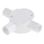 Schneider Electric T Piece, Conduit Fitting, 20mm Nominal Size, uPVC, White