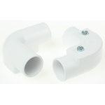 Schneider Electric Inspection Elbow, Conduit Fitting, 20mm Nominal Size, uPVC, White
