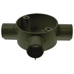 Schneider Electric T Piece, Conduit Fitting, 20mm Nominal Size, uPVC, Black