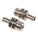 Adaptaflex Swivel, Conduit Fitting, 10mm Nominal Size, PG7, Brass, Silver