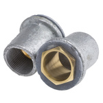 RS PRO Flange Coupler, Conduit Fitting, 25mm Nominal Size, Steel