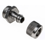 Kopex Straight, Conduit Fitting, 10mm Nominal Size, PG7, 316 Stainless Steel