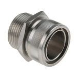 Kopex Straight, Conduit Fitting, 25mm Nominal Size, M25, 316 Stainless Steel, Metallic