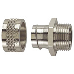 Flexicon Fixed External Thread Fitting, Conduit Fitting, 75mm Nominal Size, M75, Brass