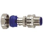 Flexicon External Thread Fitting, Conduit Fitting, 16mm Nominal Size, M16, 316 Stainless Steel