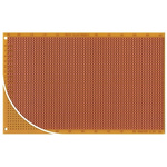 RE524-HP, Single Sided DIN 41612 D Eurocard PCB FR2 With 36 x 61 1mm Holes, 2.54 x 2.54mm Pitch, 160 x 100 x 1.5mm