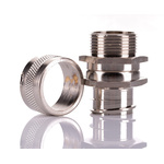 RS PRO Swivel, Conduit Fitting, 25mm Nominal Size, M25, Brass, Silver