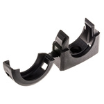 Adaptaflex Conduit Clip, Conduit Fitting, 32mm Nominal Size, Nylon 66, Black