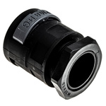 PMA Straight, Conduit Fitting, 29mm Nominal Size, M32, PA 6, Black