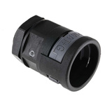 PMA Straight, Conduit Fitting, 23mm Nominal Size, M25, PA 6, Black