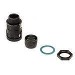 PMA Straight, Conduit Fitting, 17mm Nominal Size, M20, PA 6, Black