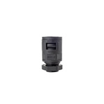 RS PRO Fixed Straight, Conduit Fitting, 12mm Nominal Size, M16x1.5, Polyamide, Black