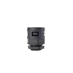 RS PRO Fixed Straight, Conduit Fitting, 23mm Nominal Size, M25 x 1.5, Polyamide, Black