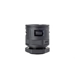 RS PRO Fixed Straight, Conduit Fitting, 29mm Nominal Size, M32x1.5, Polyamide, Black