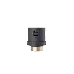 RS PRO Screw Connector, Conduit Fitting, 29mm Nominal Size, M32x1.5, Polyamide, Black