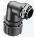 Adaptaflex 90° Elbow, Conduit Fitting, 13mm Nominal Size, PG9, Nylon 66, Black