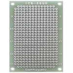 ICB-88GH, Double Sided Matrix Board with 0.9mm Holes 2.54 x 2.54mm Pitch, 72 x 47 x 1.2mm