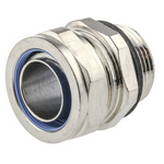 Adaptaflex Swivel, Conduit Fitting, 20mm Nominal Size, PG16, Brass, Silver