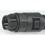 Adaptaflex Push In Coupler, Conduit Fitting, 16mm Nominal Size, M20, Nylon 66, Black