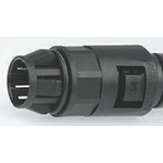 Adaptaflex Push In Coupler, Conduit Fitting, 21mm Nominal Size, M20, Nylon 66, Black
