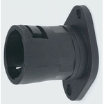 Adaptaflex Swivel Flange, Conduit Fitting, 21mm Nominal Size, Nylon 66, Black