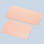 10, Single-Sided Plain Copper Ink Resist Board FR2 With 35μm Copper Thick, 75 x 100 x 1.6mm