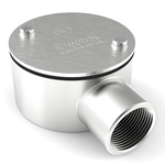 RS PRO Terminal Box, Conduit Fitting, 25mm Nominal Size, 316 Stainless Steel, Silver