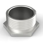 RS PRO Male Bush, Conduit Fitting, 25mm Nominal Size, 316 Stainless Steel, Silver