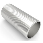 RS PRO Short Nipple, Conduit Fitting, 20mm Nominal Size, 316 Stainless Steel, Silver
