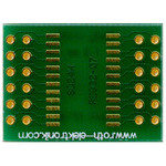Surface Mount (SMT) Board SOIC Epoxy Glass Double-Sided 22.5 x 18.5 x 1.5mm FR4