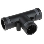 PMA T Piece, Conduit Fitting, NW17 x 3 Nominal Size, PA 6, Black