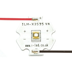 ILH-XO01-S380-SC211-WIR200. Intelligent LED Solutions, N3535 1 Powerstar Series UV LED, 380nm 320mW 125 °, 4-Pin