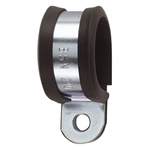 Flexicon P Clip, Conduit Fitting, 34mm Nominal Size, Bright Zinc Plated PVC